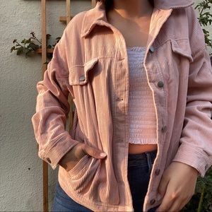 Oversized Corduroy Jacket